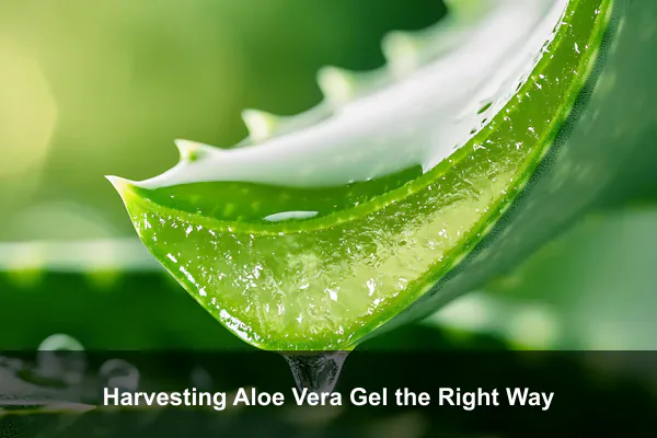 Harvesting Aloe Vera Gel the Right Way