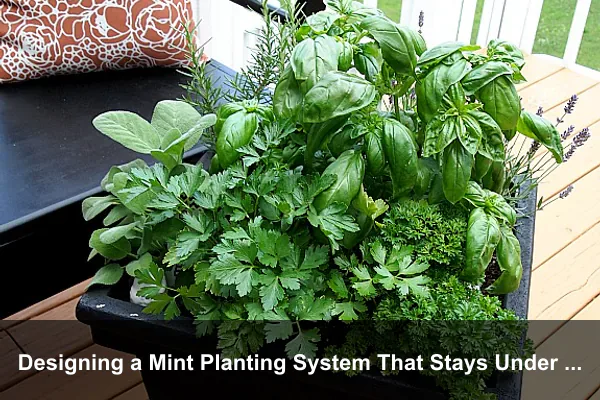 Designing a Mint Planting System That Stays Under Control