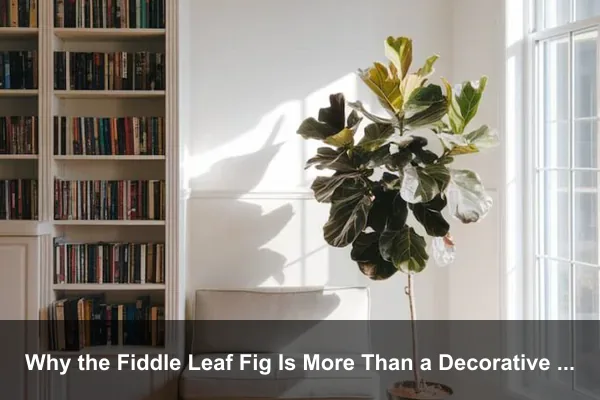 Why the Fiddle Leaf Fig Is More Than a Decorative Plant