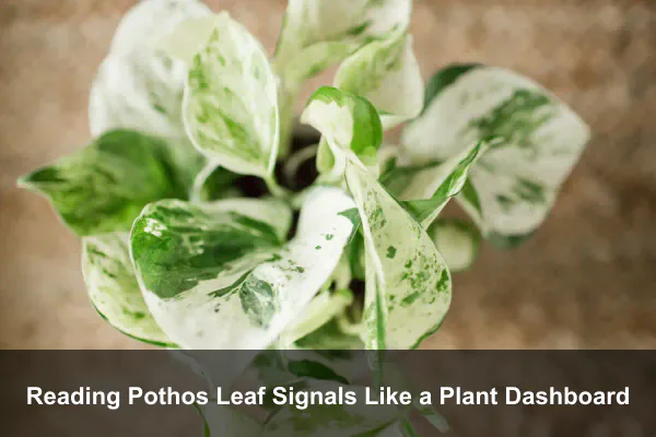Reading Pothos Leaf Signals Like a Plant Dashboard