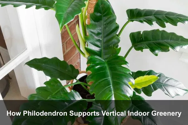 How Philodendron Supports Vertical Indoor Greenery