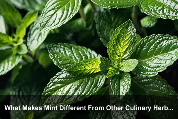 What Makes Mint Different From Other Culinary Herbs?