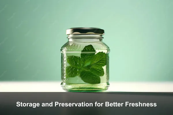 Storage and Preservation for Better Freshness