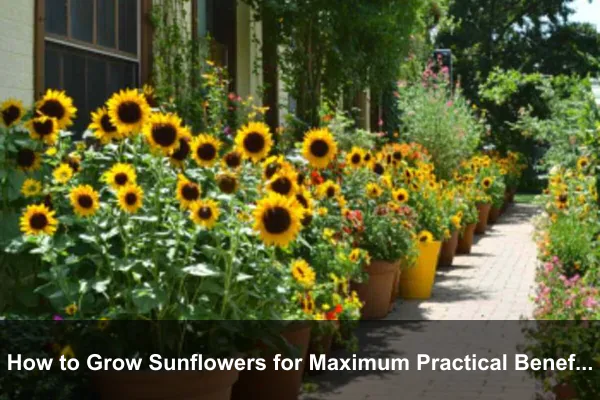 How to Grow Sunflowers for Maximum Practical Benefit
