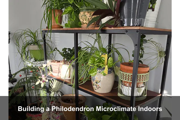 Building a Philodendron Microclimate Indoors