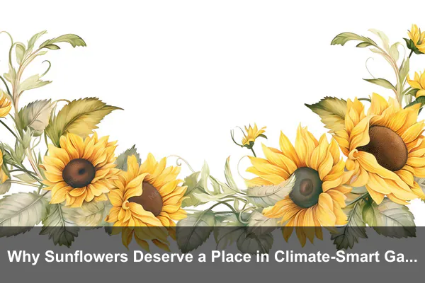 Why Sunflowers Deserve a Place in Climate-Smart Gardens