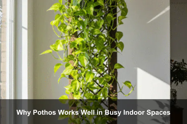 Why Pothos Works Well in Busy Indoor Spaces