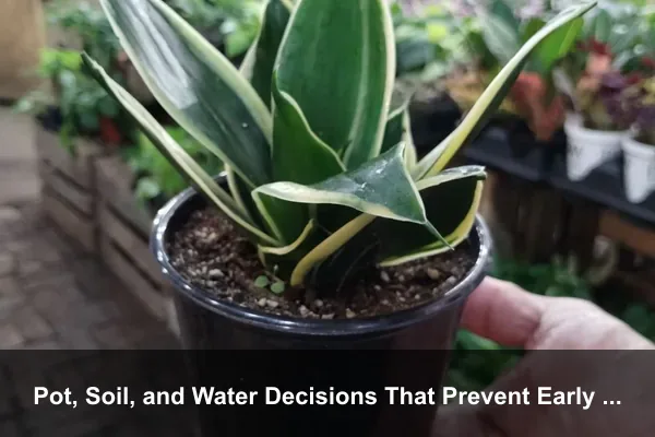 Pot, Soil, and Water Decisions That Prevent Early Failure