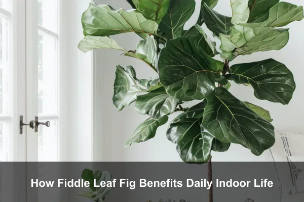 How Fiddle Leaf Fig Benefits Daily Indoor Life