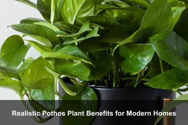 Realistic Pothos Plant Benefits for Modern Homes