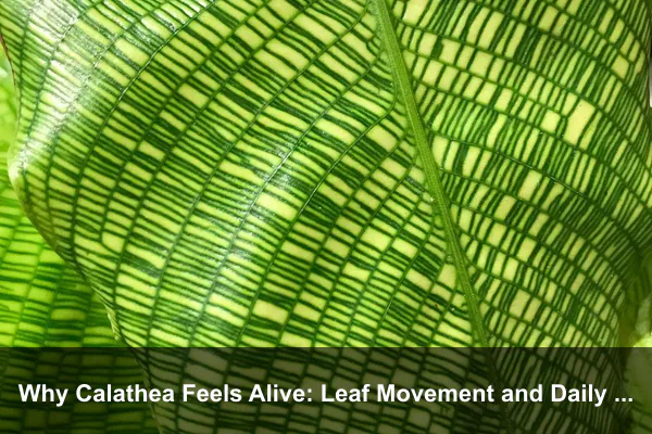 Why Calathea Feels Alive: Leaf Movement and Daily Rhythm
