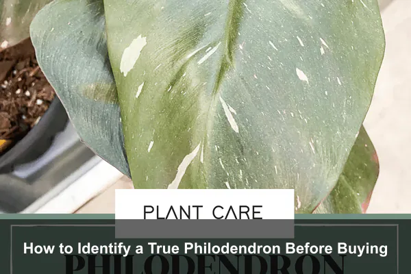 How to Identify a True Philodendron Before Buying