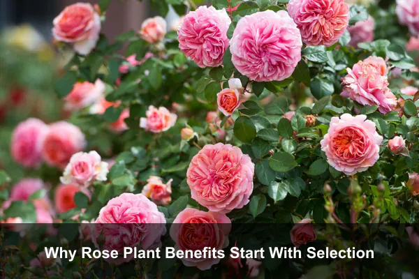 Why Rose Plant Benefits Start With Selection