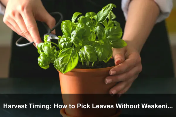 Harvest Timing: How to Pick Leaves Without Weakening the Plant