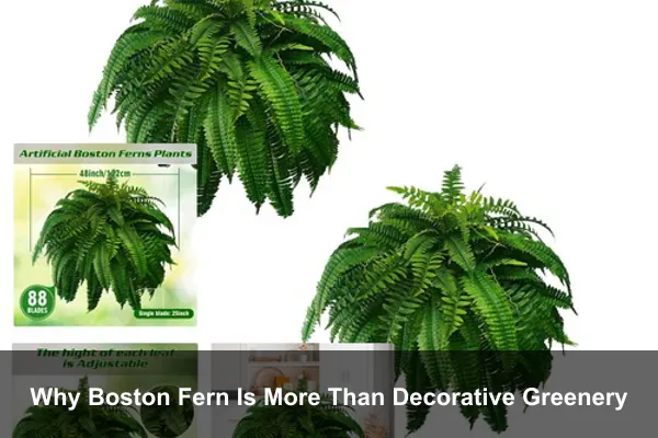 Why Boston Fern Is More Than Decorative Greenery