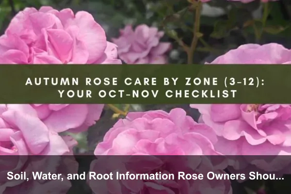 Soil, Water, and Root Information Rose Owners Should Track