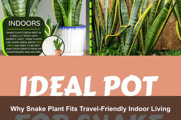 Why Snake Plant Fits Travel-Friendly Indoor Living