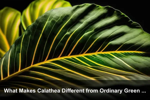 What Makes Calathea Different from Ordinary Green Houseplants