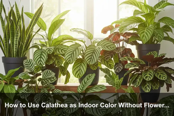 How to Use Calathea as Indoor Color Without Flowers