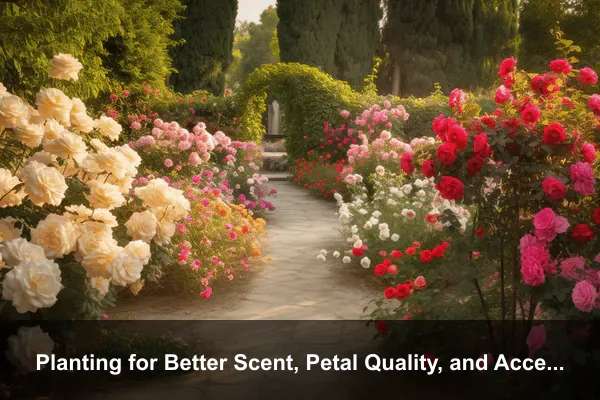 Planting for Better Scent, Petal Quality, and Access