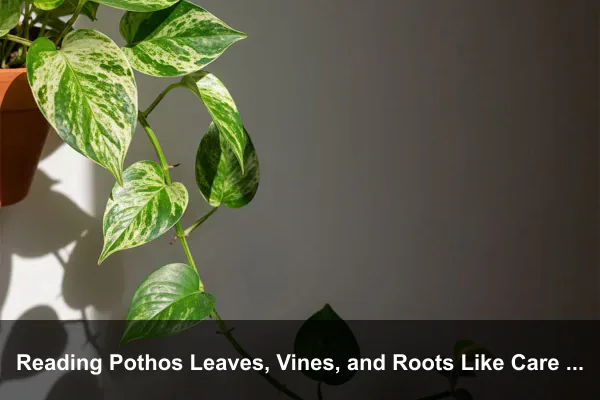 Reading Pothos Leaves, Vines, and Roots Like Care Clues