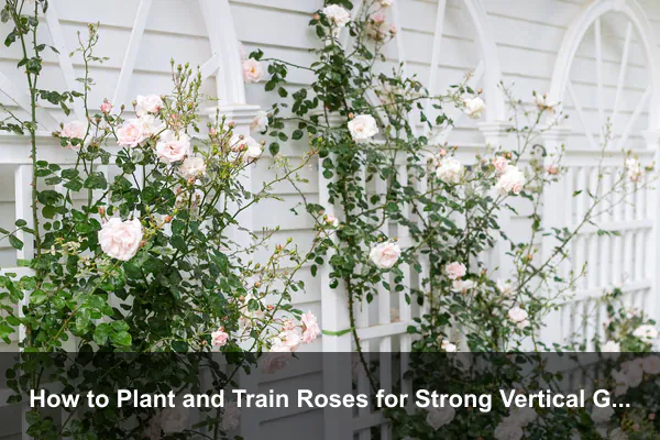 How to Plant and Train Roses for Strong Vertical Growth