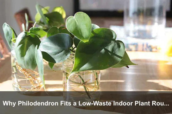 Why Philodendron Fits a Low-Waste Indoor Plant Routine
