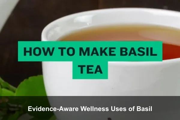 Evidence-Aware Wellness Uses of Basil