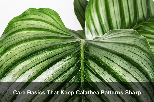 Care Basics That Keep Calathea Patterns Sharp